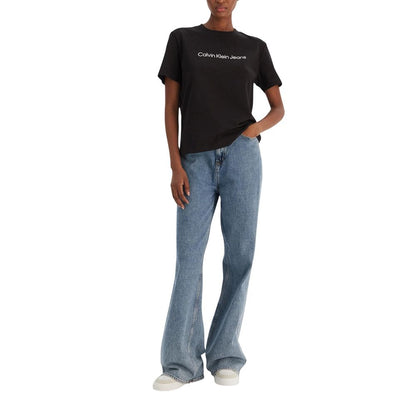 Calvin Klein Jeans Women's Cotton T-Shirt - Black