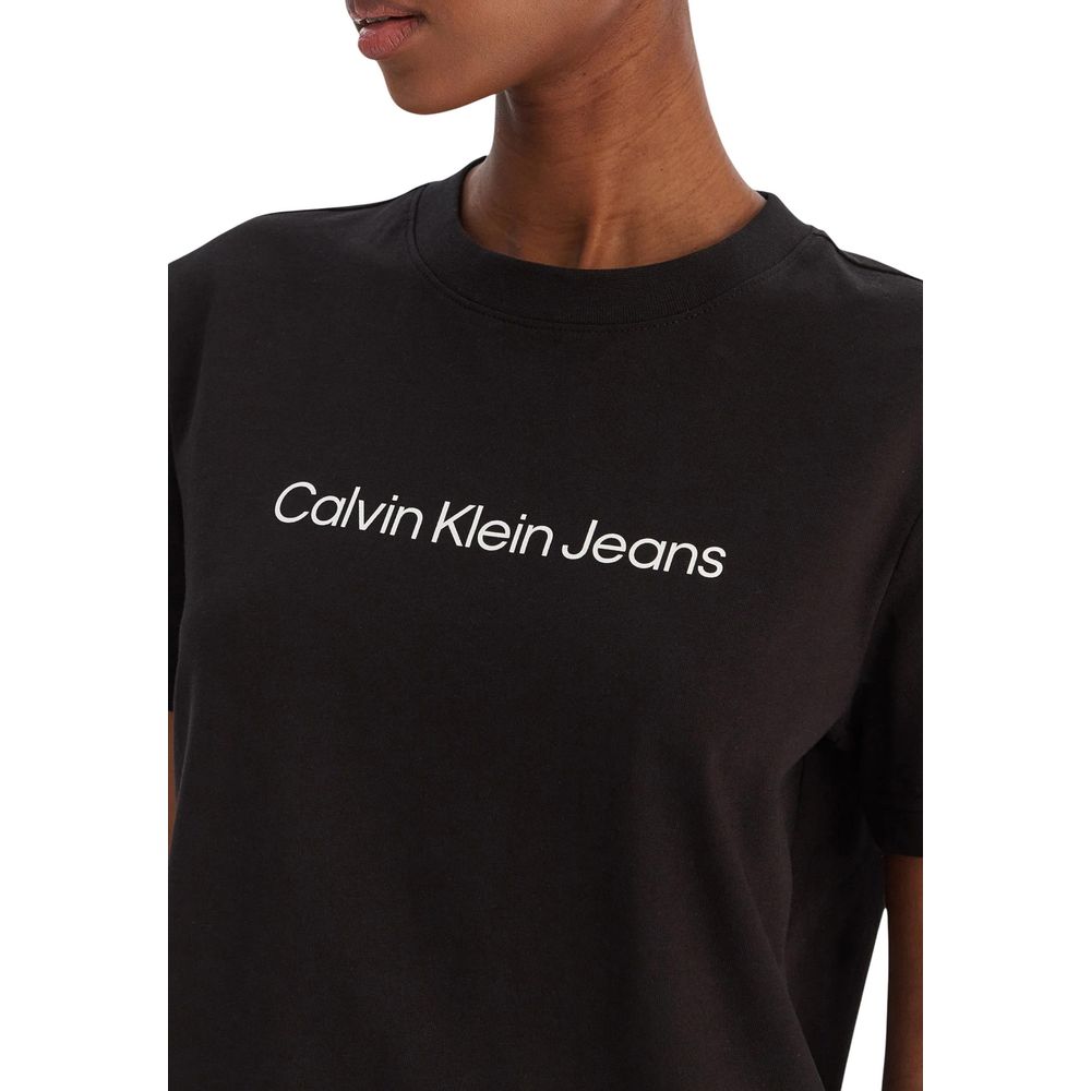 Calvin Klein Jeans Women's Cotton T-Shirt - Black