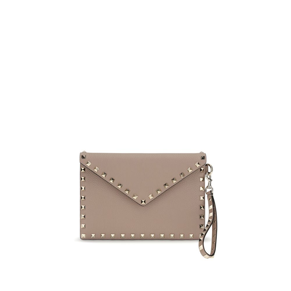 Valentino Garavani Pink Calf Leather Bos Taurus Wallet