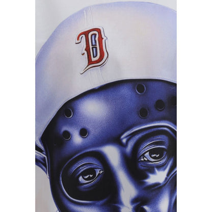 PDF Channel White Cotton Long Sleeve T-Shirt