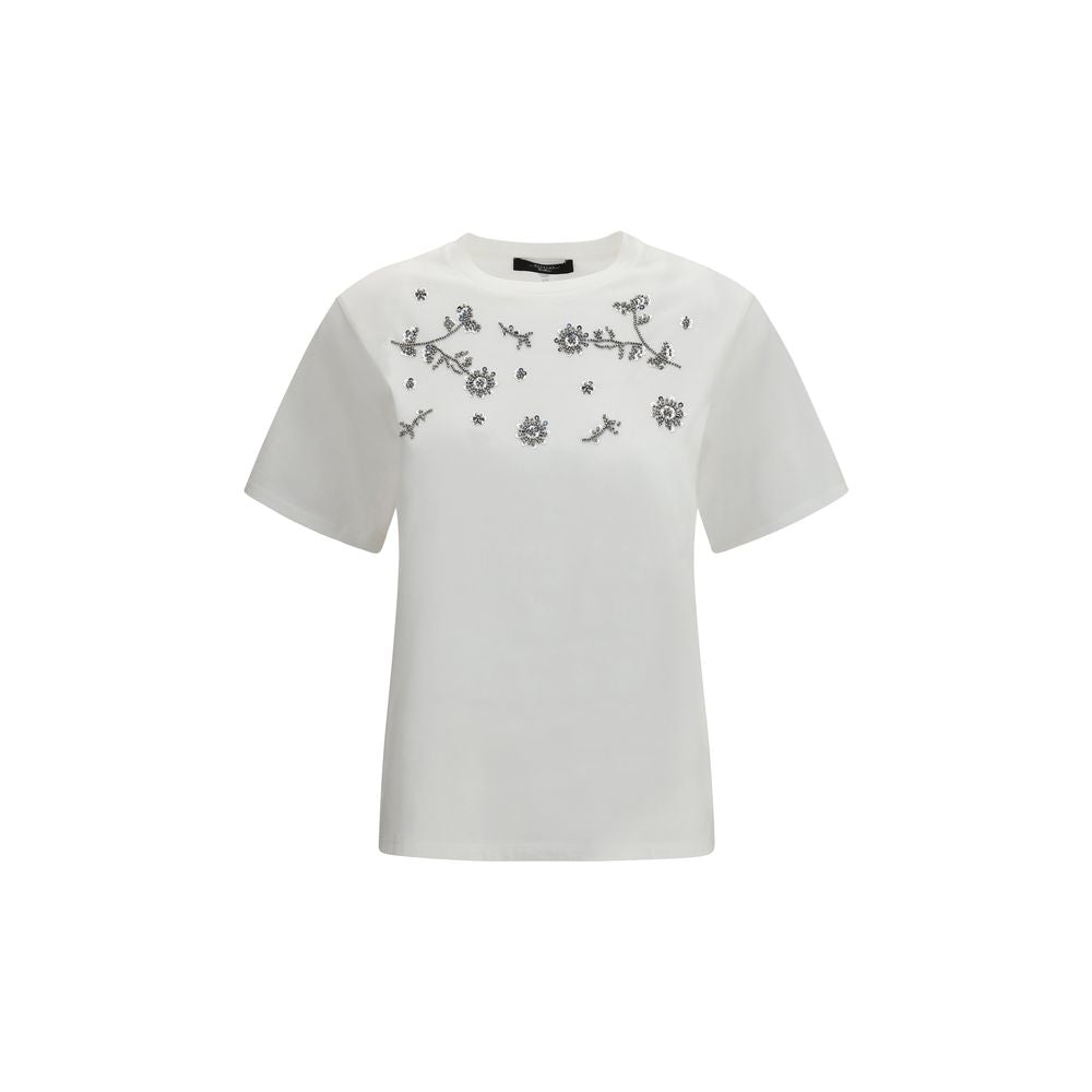 Max Mara White Cotton T-Shirt