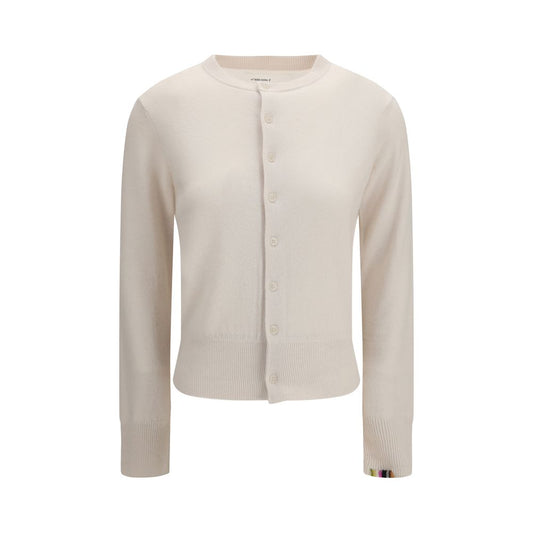 Extreme Cashmere Beige Cashmere Cardigan