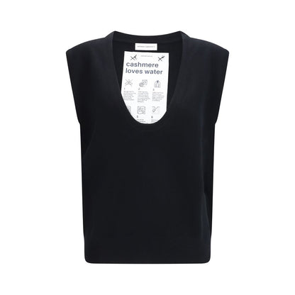 Extreme Cashmere Black Elastane Sweatshirt