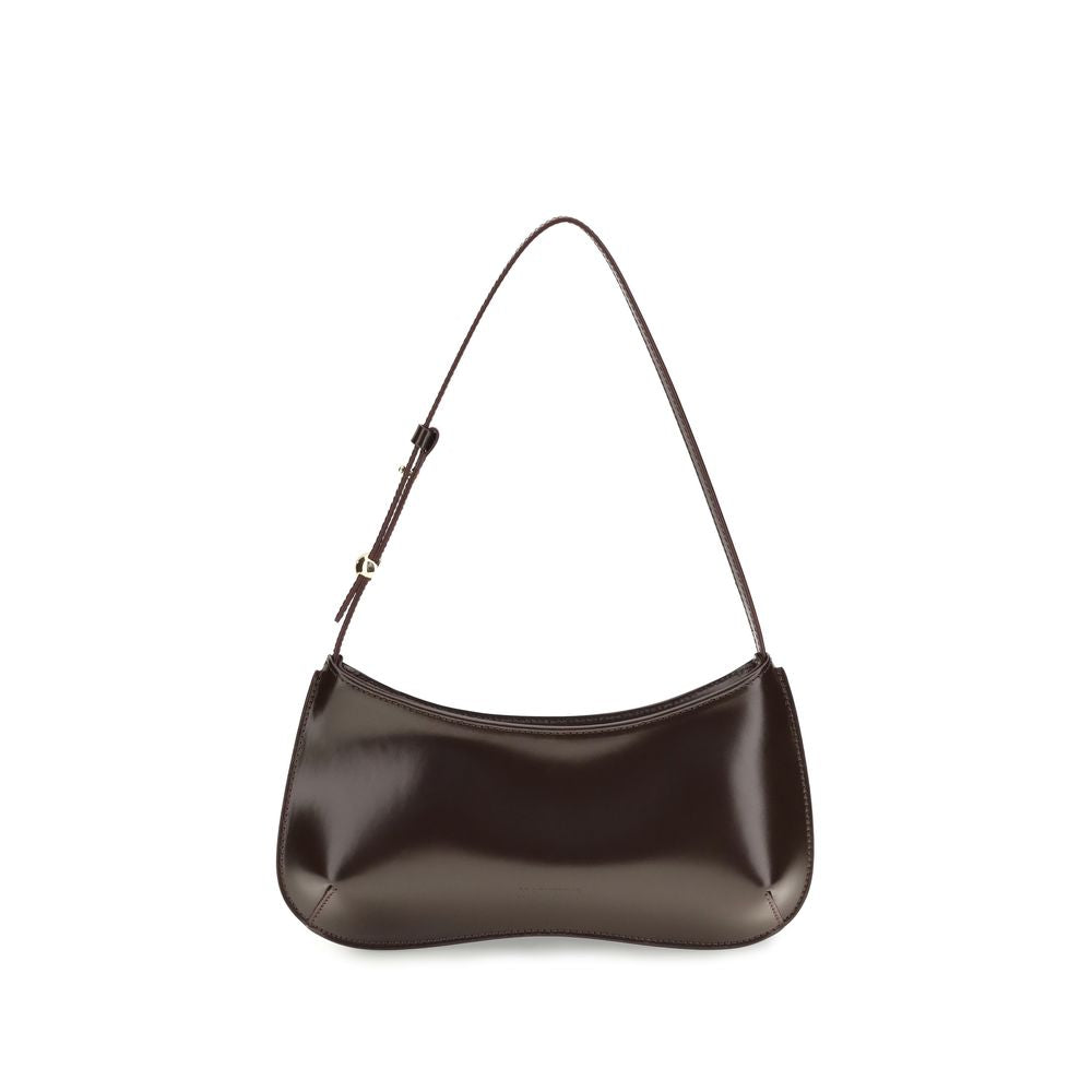Jacquemus Bisou Bos Taurus Calf Leather Shoulder Bag - Brown Gold