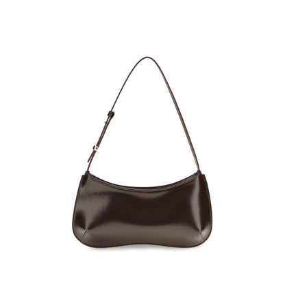 Jacquemus Bisou Bos Taurus Calf Leather Shoulder Bag - Brown Gold