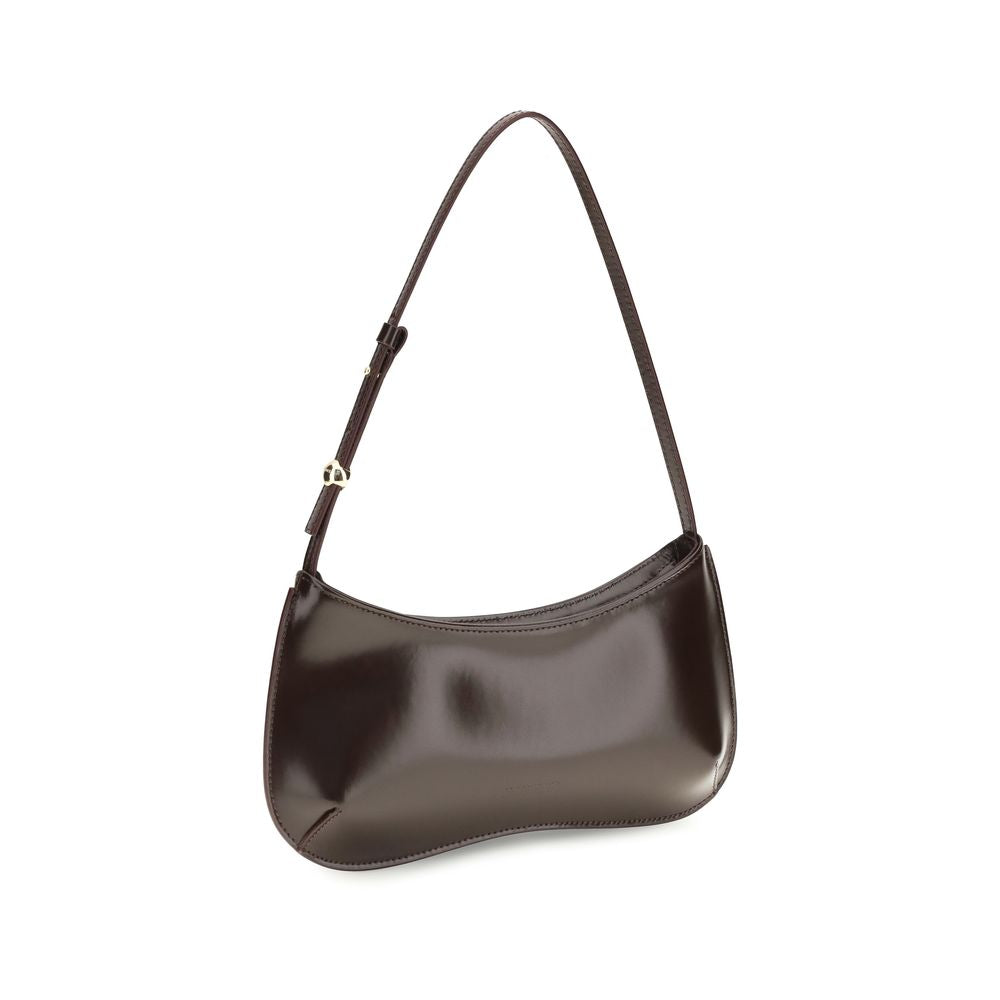 Jacquemus Bisou Bos Taurus Calf Leather Shoulder Bag - Brown Gold