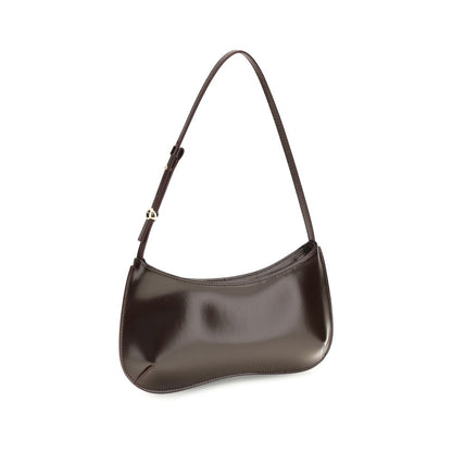 Jacquemus Bisou Bos Taurus Calf Leather Shoulder Bag - Brown Gold