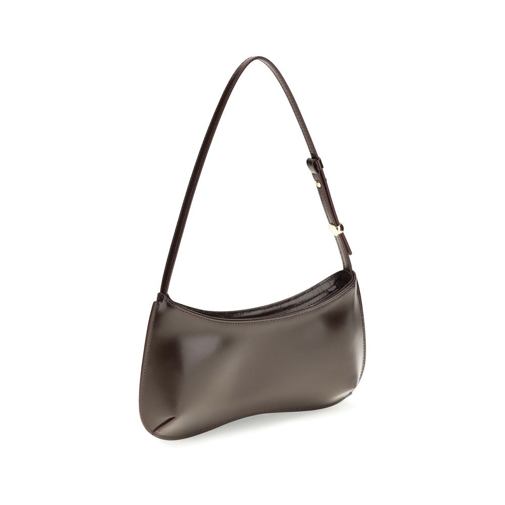Jacquemus Bisou Bos Taurus Calf Leather Shoulder Bag - Brown Gold