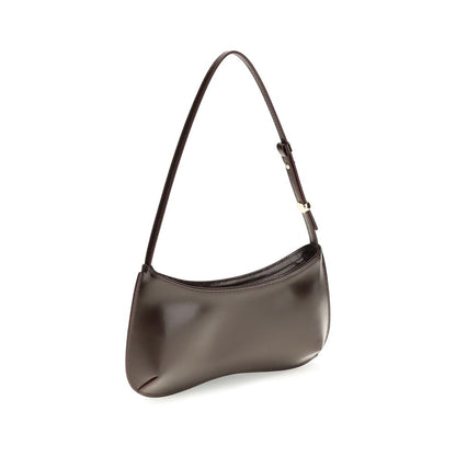 Jacquemus Bisou Bos Taurus Calf Leather Shoulder Bag - Brown Gold