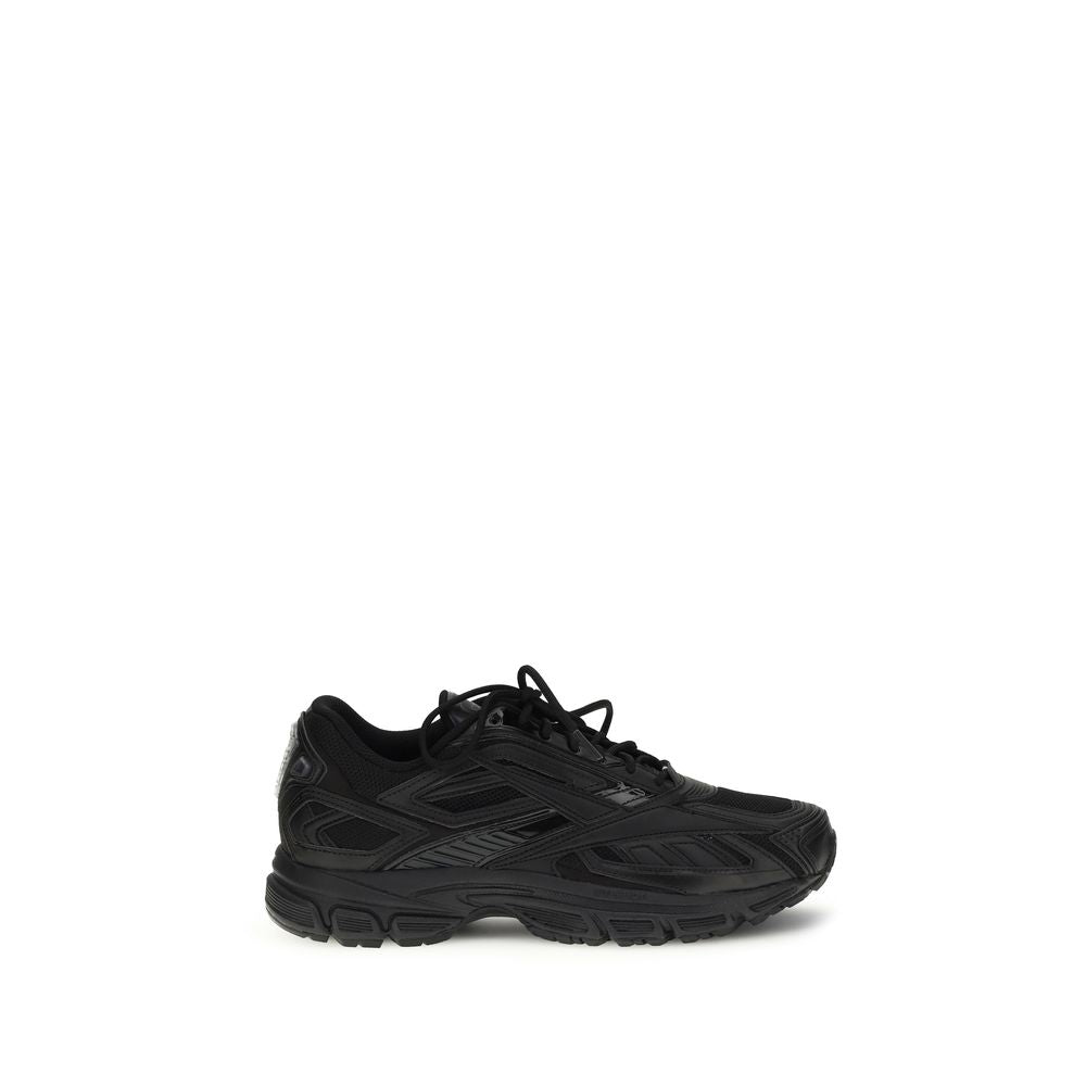 Athletic Sneakers by Reebok for men in polyester polyethylene & polyurethane black features an exquisite silhouette, showcasing the premium athletic style of the Men's Athletic Polyester Polyethylene & Polyurethane Sneakers with an exquisite finish.