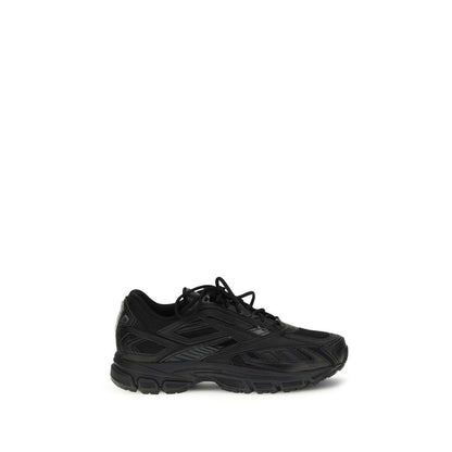 Athletic Sneakers by Reebok for men in polyester polyethylene & polyurethane black features an exquisite silhouette, showcasing the premium athletic style of the Men's Athletic Polyester Polyethylene & Polyurethane Sneakers with an exquisite finish.