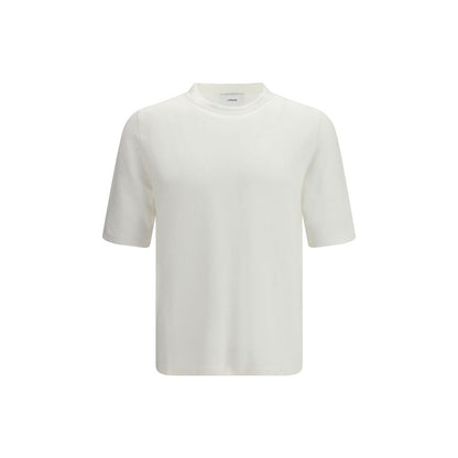 Lardini White Linen T-Shirt