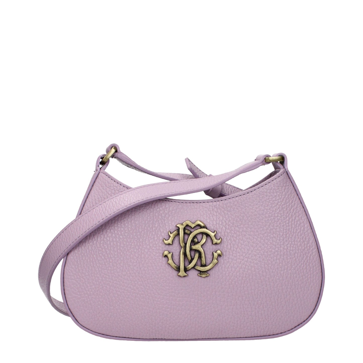 Roberto Cavalli Pink Leather Crossbody Bag