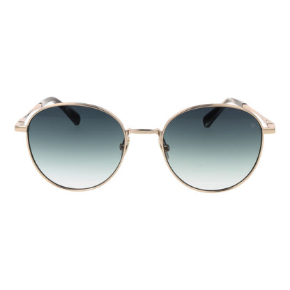 This Sunglasses by Scotch & Soda for women in gold presents a sumptuous silhouette, showcasing a sumptuous full-rim panto frame design in gold coloured frame and high-performance gradient category-3-dark-tint lens.