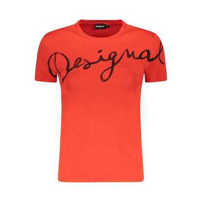 Desigual Red Cotton Women T-Shirt