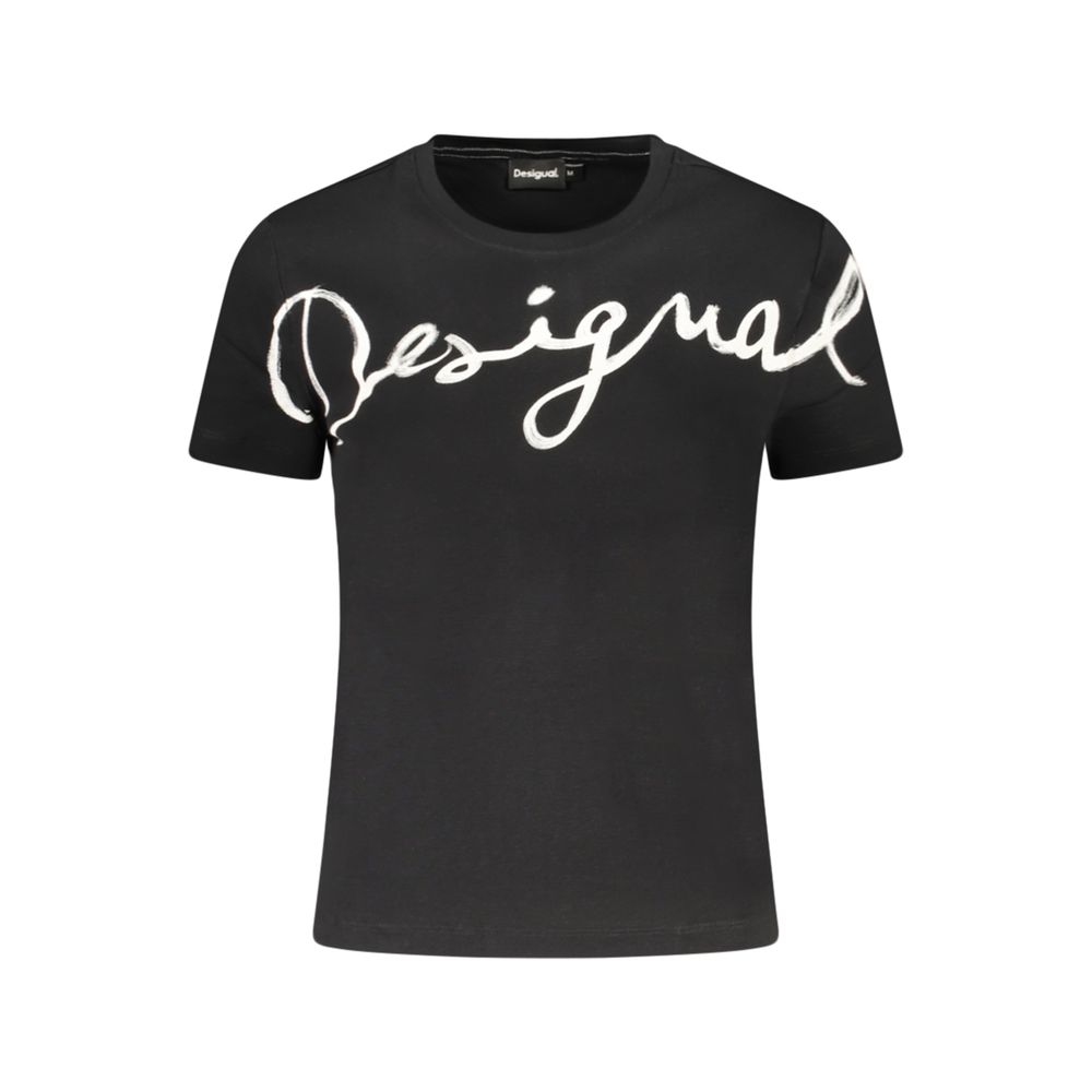 Desigual Black Cotton Women's T-Shirt