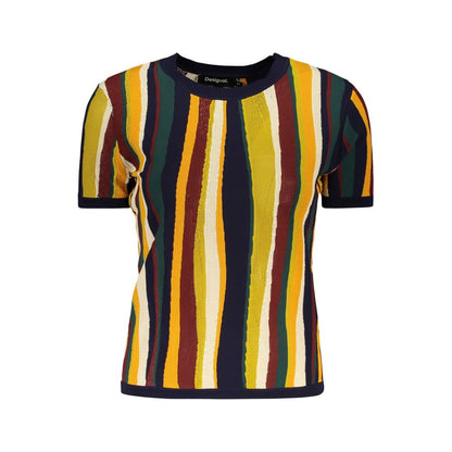Desigual Blu Viscosa Women T-Shirt