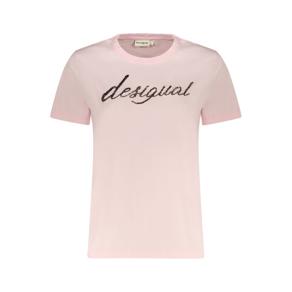Desigual Rosa Cotton Women T-Shirt