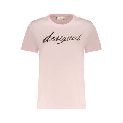 Desigual Rosa Cotton Women T-Shirt