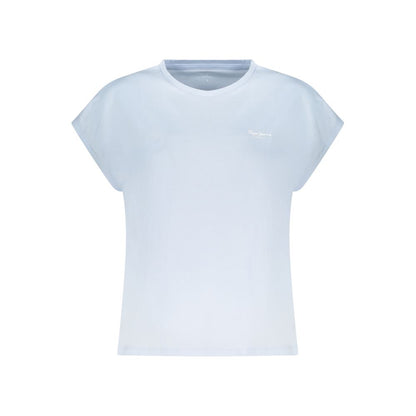 Pepe Jeans Azzurro Cotton Women T-Shirt