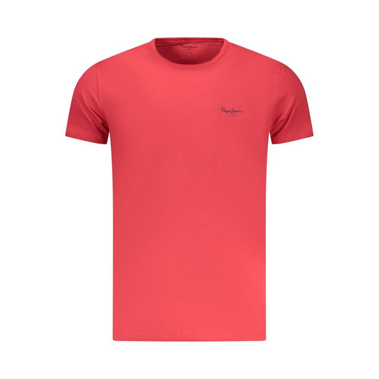 Pepe Jeans Red Cotton T-Shirt