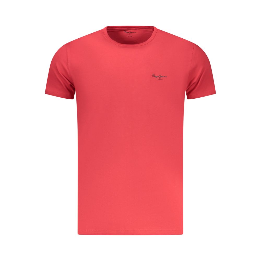 Pepe Jeans Red Cotton T-Shirt