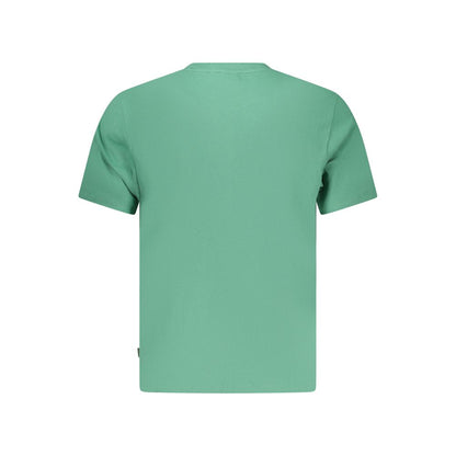 T-Shirt by Pepe Jeans for men in cotton green showcases a unassuming silhouette, artfully detailed with a refined and unassuming for a sophisticated, contemporary look.