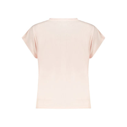 Pepe Jeans Pink Cotton T-Shirt