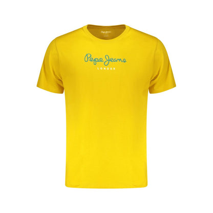 Pepe Jeans Yellow Cotton T-Shirt