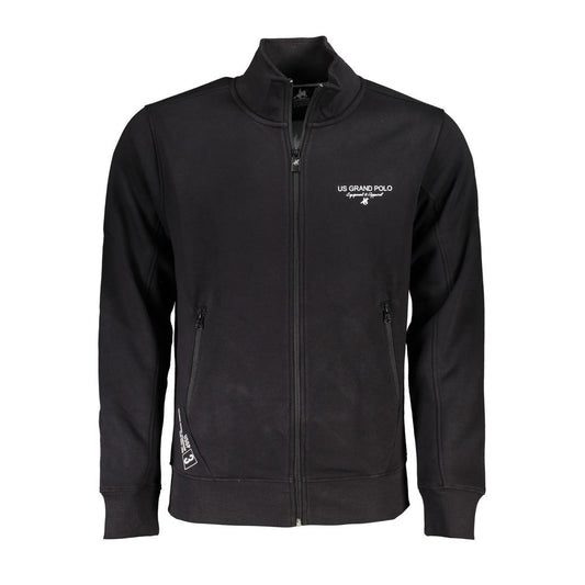 U.S. Grand Black Cotton Men's Sweatshirt