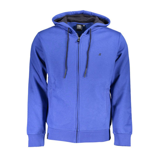 U.S. Grand Blue Cotton Men Hoodie