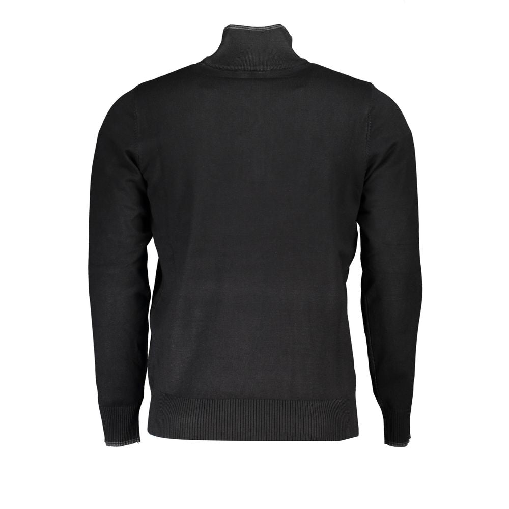 U.S. Grand Black Viscose Men's Sweater