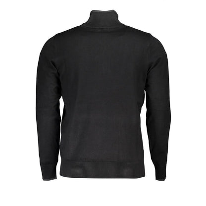 U.S. Grand Black Viscose Men's Sweater