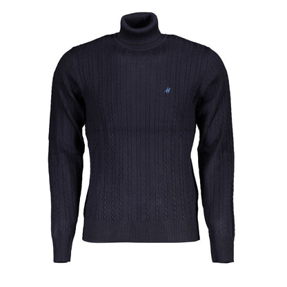 U.S. Grand Blue Viscose Men's Sweater