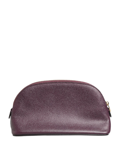 Dolce & Gabbana Calfskin Leather Card Case - Purple