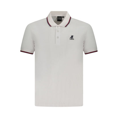 U.S. Grand Polo White Cotton Men Polo Shirt