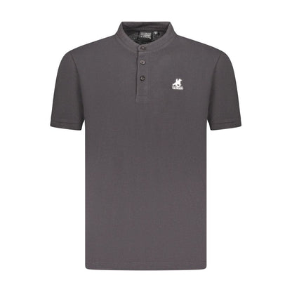 U.S. Grand Polo Black Cotton Men Polo Shirt