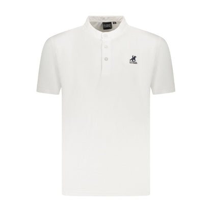 U.S. Grand Polo White Cotton Men's Polo Shirt