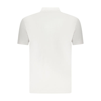 U.S. Grand Polo White Cotton Men's Polo Shirt
