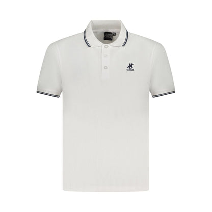 U.S. Grand Polo White Cotton Men Polo Shirt