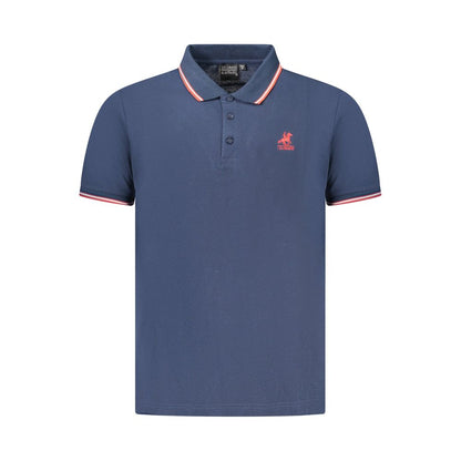 U.S. Grand Polo Blue Cotton Men Polo