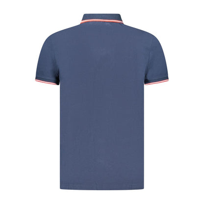 U.S. Grand Polo Blue Cotton Men Polo