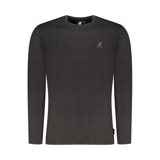 U.S. Grand Black Cotton Men T-Shirt