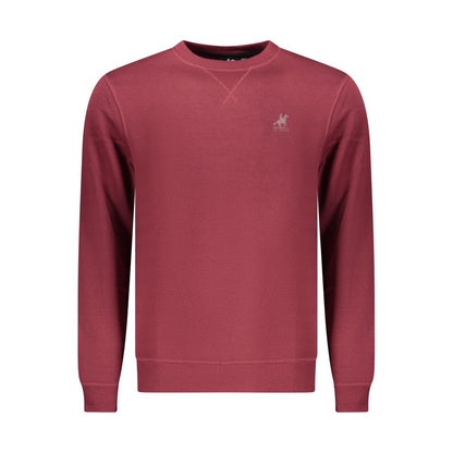 U.S. Grand Red Polyester Men Sweatshirt