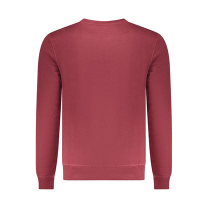 U.S. Grand Red Polyester Men Sweatshirt
