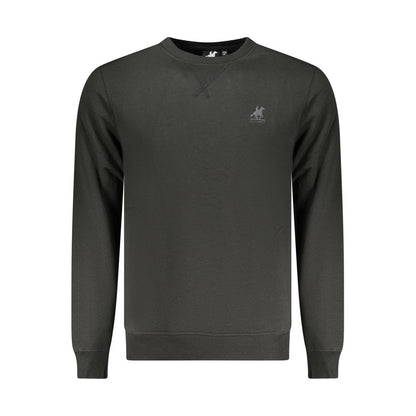 U.S. Grand Black Polyester Men Sweatshirt