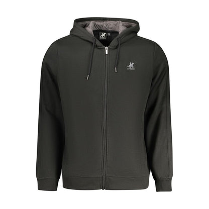 U.S. Grand Polo Black Cotton Men Hoodie