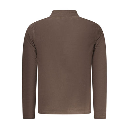 U.S. Grand Marrone Polyester Men Sweatshirt