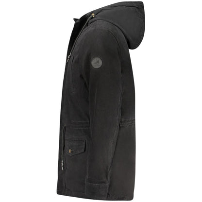 U.S. Grand Polo Nero Polyester Men's Parka Jacket