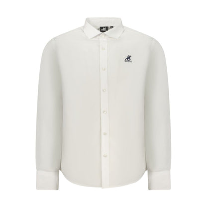 U.S. Grand Polo Bianco Cotton Men Shirt